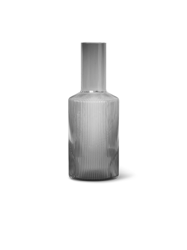 Ripple Carafe - Smoked Grey