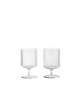 Ripple Wine Glasses - Set of 2 - Clear