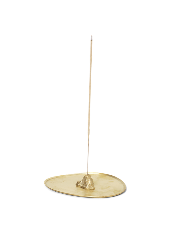 Stone Incense Burner - Brass