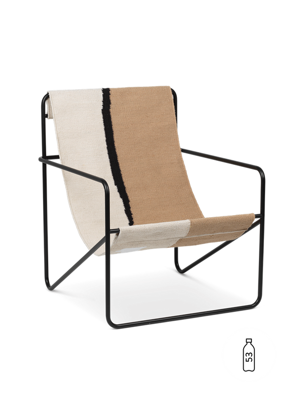 Desert Lounge Chair - Black/Soil