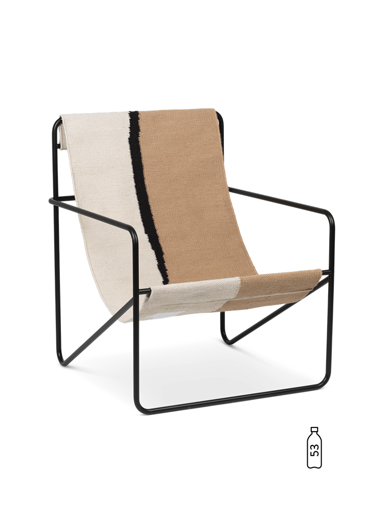 Desert Lounge Chair - Black/Soil