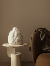 Vulca Vase - Medium - Off-white Stone