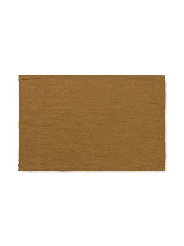 Linen Placemat - Set of 2 - Cinnamon