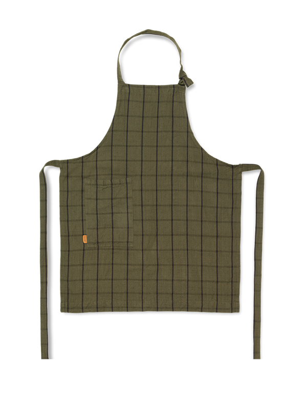 Hale Apron - Green/Black