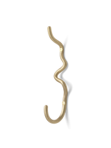 Curvature Hook - Brass