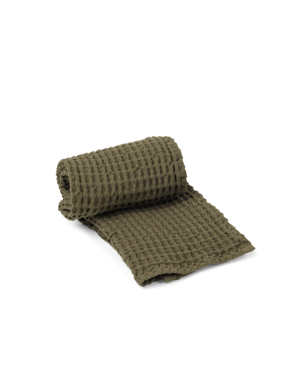 Organic Hand Towel - Olive