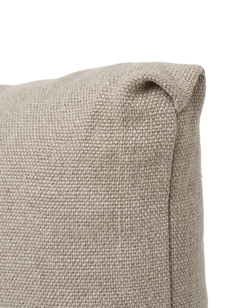 Clean Cushion Rect Rich Linen - Natural