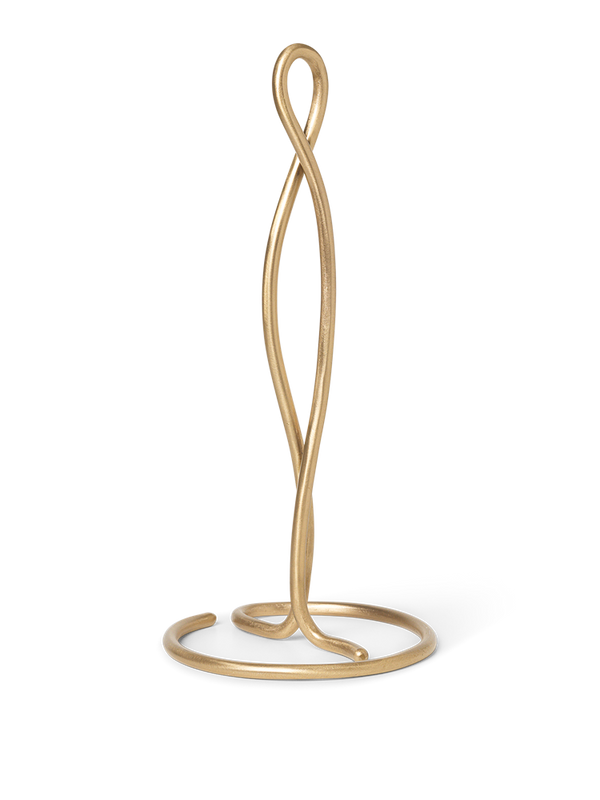 Curvature Paper Towel Holder - Brass