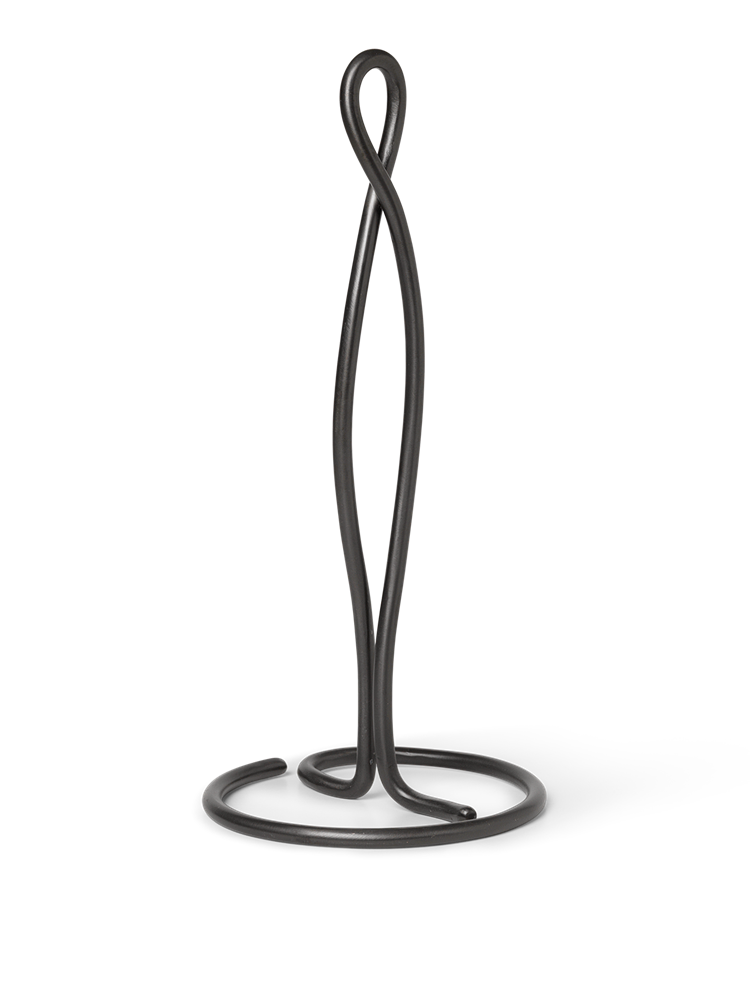 Curvature Paper Towel Holder-Black Brass