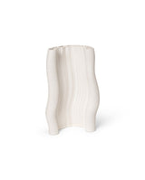 Moire Vase - H30 - Off-White