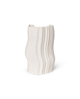 Moire Vase - H30 - Off-White