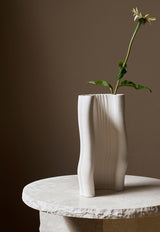 Moire Vase - H30 - Off-White