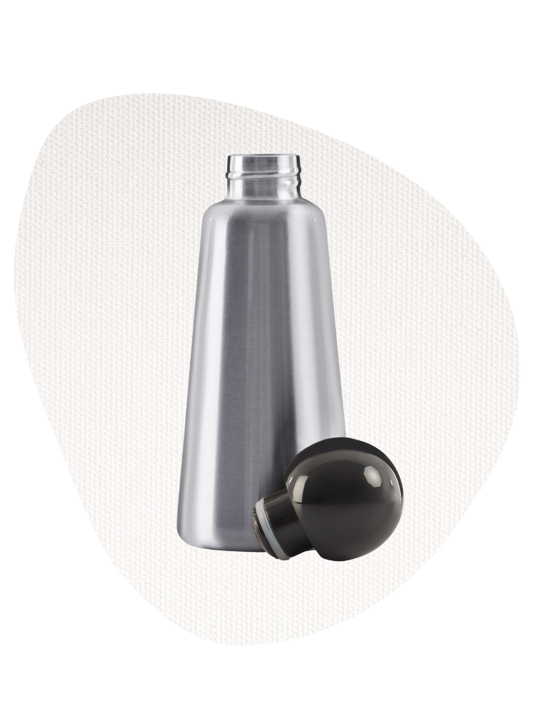 Skittle Bottle Original 500ml  - Stainless Steel & Black