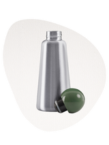 Skittle Bottle Original 500ml  - Stainless Steel & Khaki