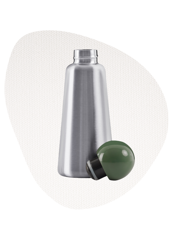 Skittle Bottle Original 500ml  - Stainless Steel & Khaki