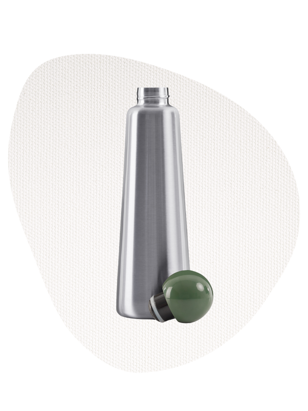 Skittle Bottle Jumbo 750ml  - Stainless Steel & Khaki