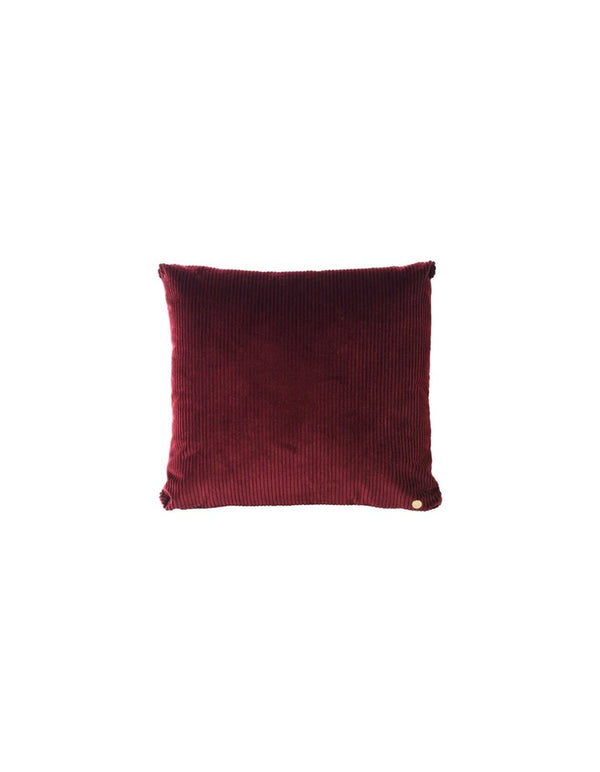 Corduroy Cushion - Burgundy