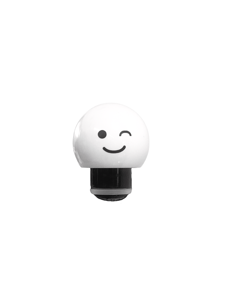 Skittle Bottle Lid - White Wink