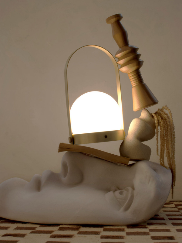 Carrie Table Lamp Brushed Brass