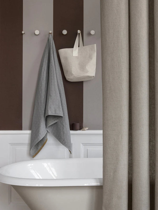 Chambray Shower Curtain - Sand