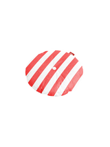 Circle Pillow Stripe Red