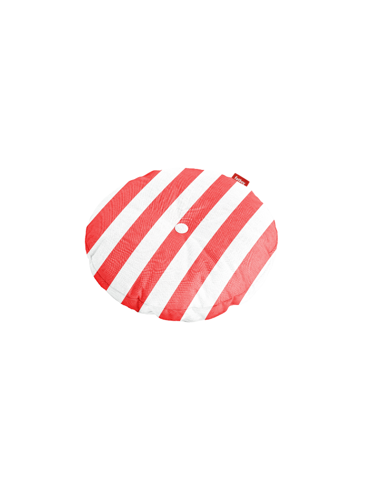 Circle Pillow Stripe Red