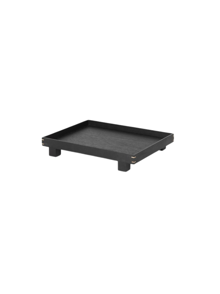 Bon Wooden Tray Small - Black Stained Oak