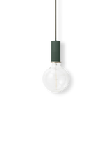 Collect - Socket Pendant - Low - Dark Green