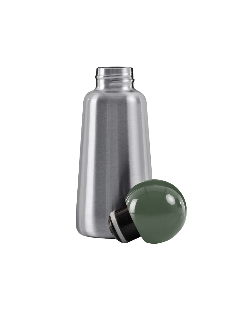 Skittle Bottle Mini 300ml  - Stainless Steel & Khaki